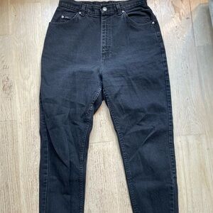 Vintage Black Denim Lee Jeans